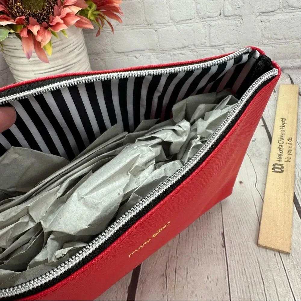NWT Marc Terri cosmetic makeup travel bag with westie